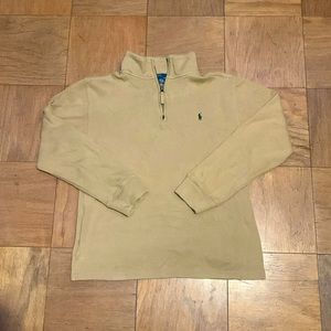 Boys Polo Quarter Zip. Boys L